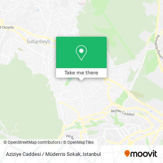 Aziziye Caddesi / Müderris Sokak map