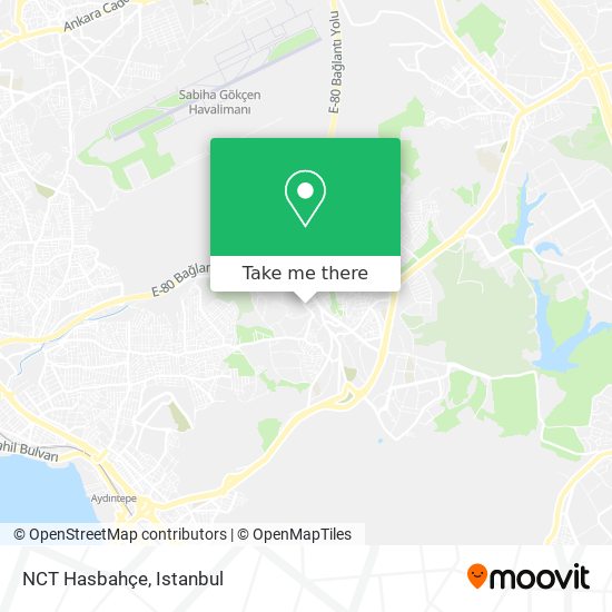 NCT Hasbahçe map