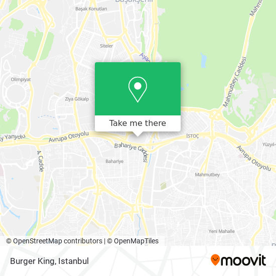 Burger King map