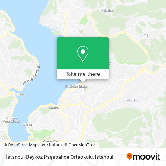 İstanbul-Beykoz Paşabahçe Ortaokulu map