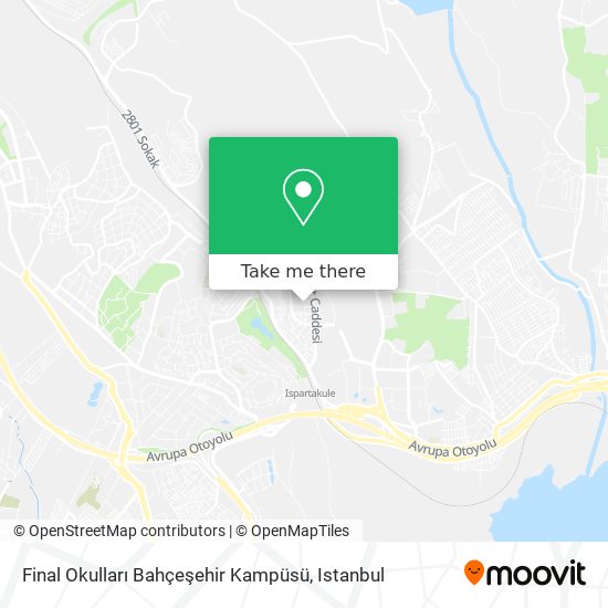 Final Okulları Bahçeşehir Kampüsü map