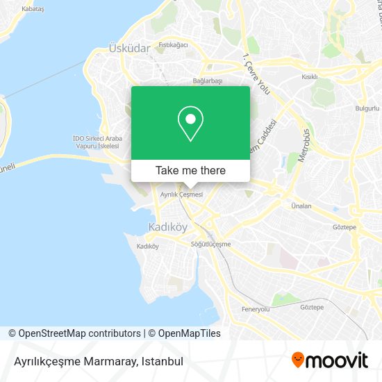 Ayrılıkçeşme Marmaray map