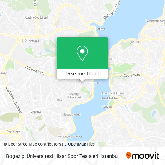 Boğaziçi Üniversitesi Hisar Spor Tesisleri map