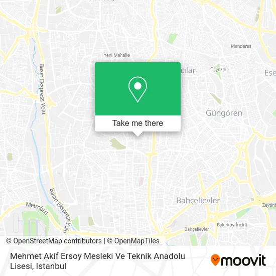 Mehmet Akif Ersoy Mesleki Ve Teknik Anadolu Lisesi map