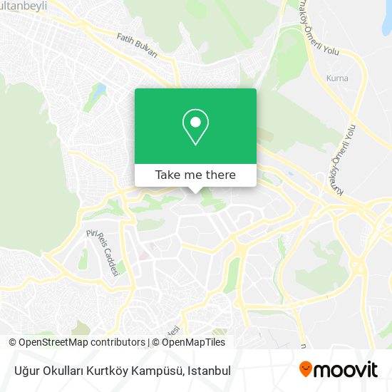 Uğur Okulları Kurtköy Kampüsü map