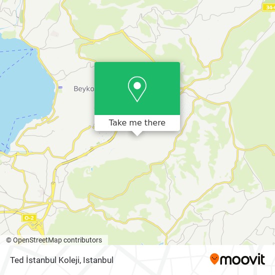 Ted İstanbul Koleji map