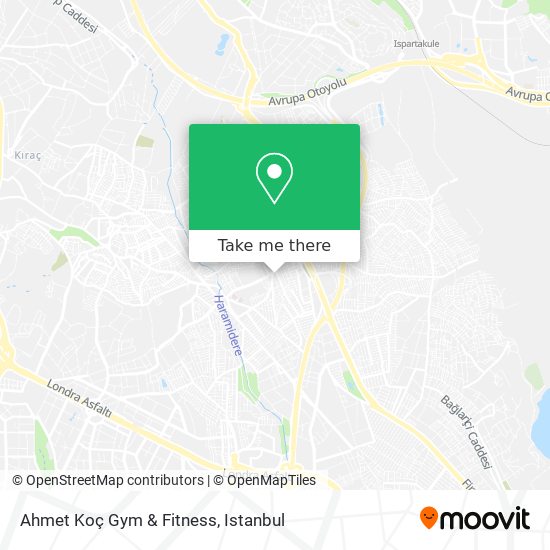 Ahmet Koç Gym & Fitness map