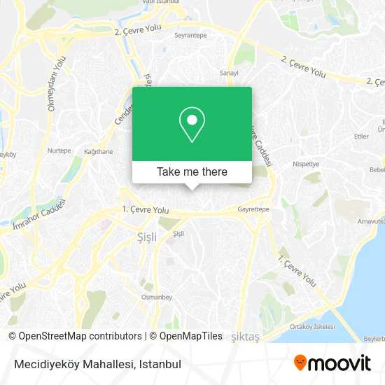 Mecidiyeköy Mahallesi map