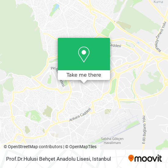 Prof.Dr.Hulusi Behçet Anadolu Lisesi map