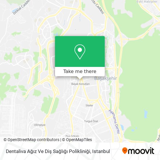 Dentaliva Ağız Ve Diş Sağlığı Polikliniği map