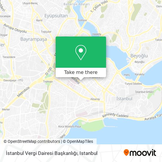 İstanbul Vergi Dairesi Başkanlığı map