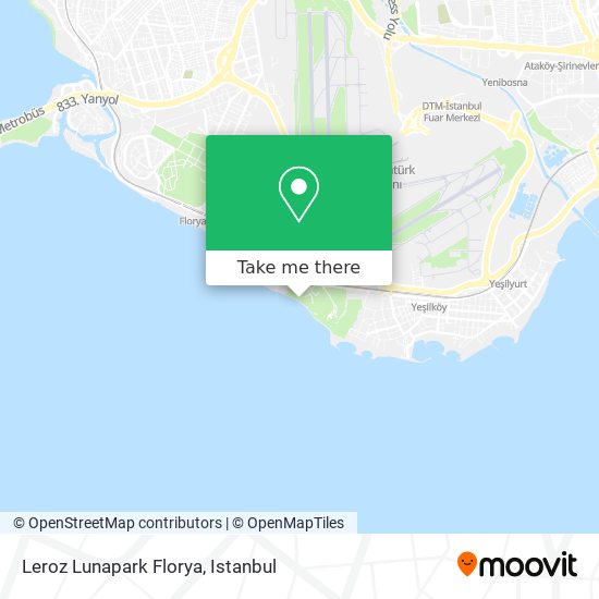 Leroz Lunapark Florya map