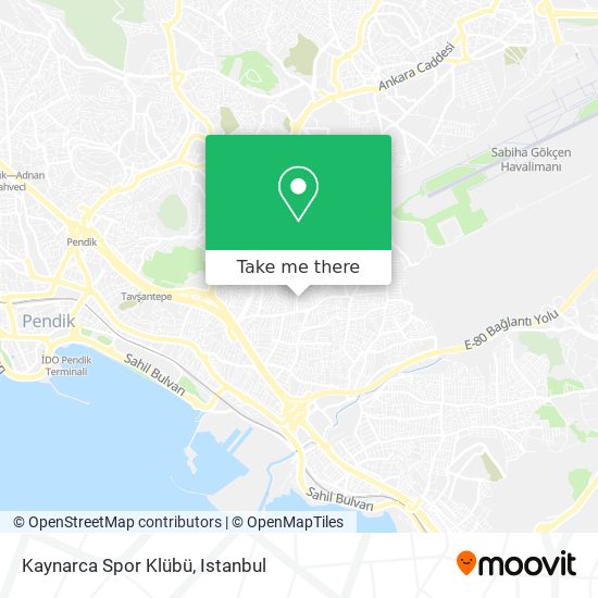 Kaynarca Spor Klübü map