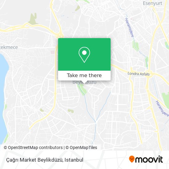 Çağrı Market Beylikdüzü map