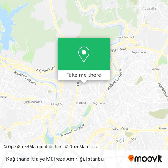 Kağıthane İtfaiye Müfreze Amirliği map