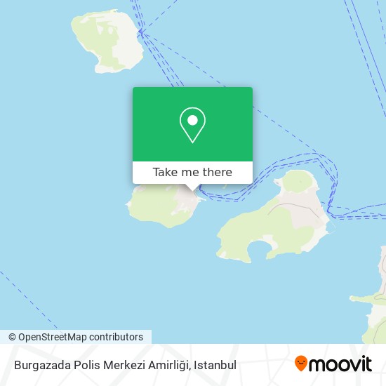 Burgazada Polis Merkezi Amirliği map