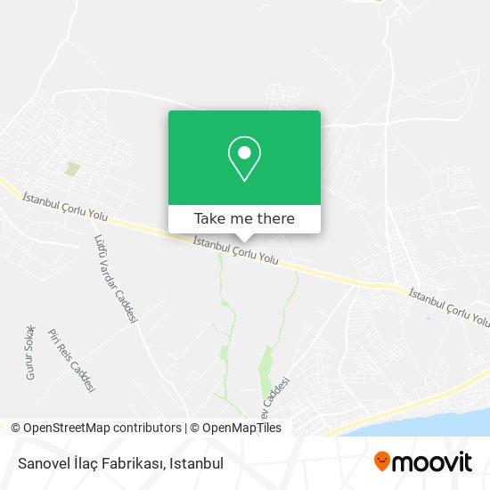 Sanovel İlaç Fabrikası map