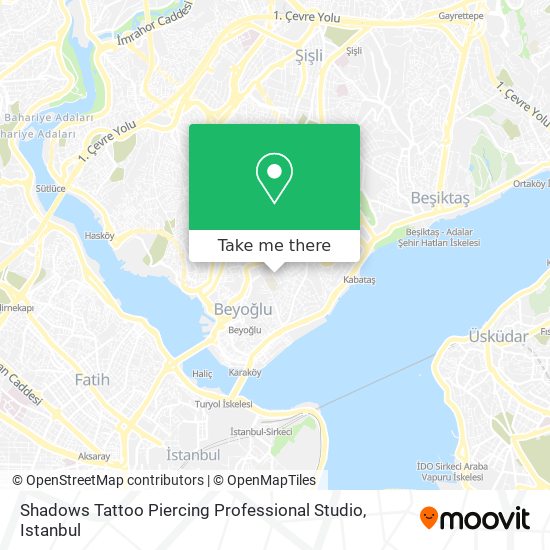 Shadows Tattoo Piercing Professional Studio map