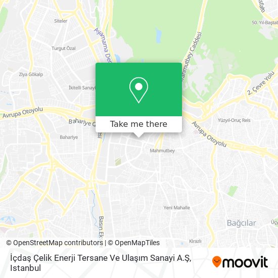 İçdaş Çelik Enerji Tersane Ve Ulaşım Sanayi A.Ş map