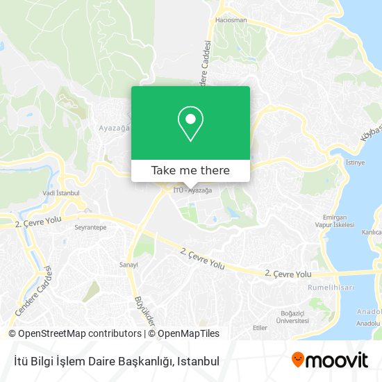 İtü Bilgi İşlem Daire Başkanlığı map