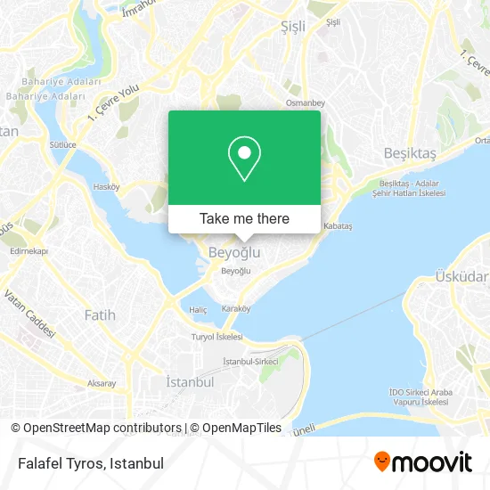 Falafel Tyros map