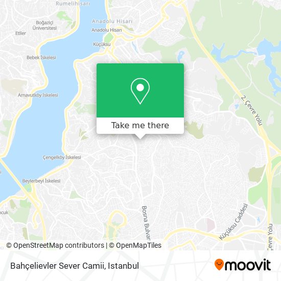 Bahçelievler Sever Camii map