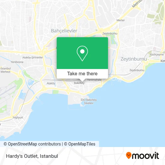 Hardy's Outlet map