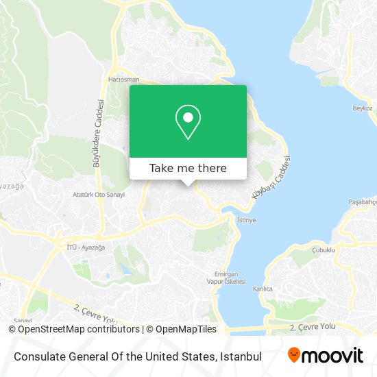 Consulate General Of the United States map
