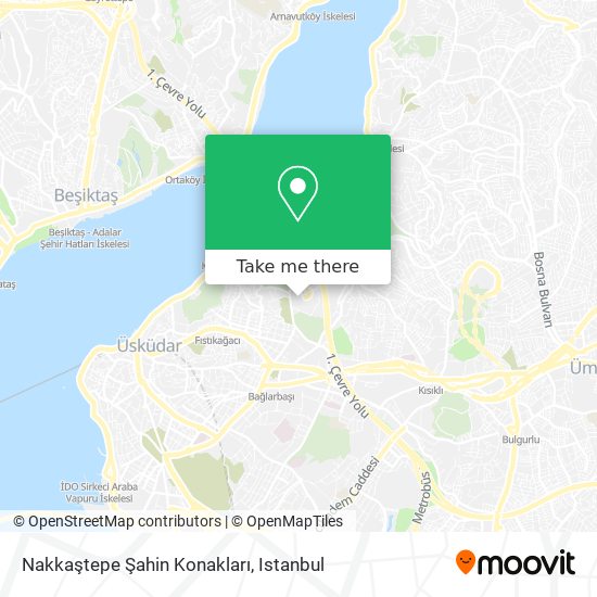 Nakkaştepe Şahin Konakları map