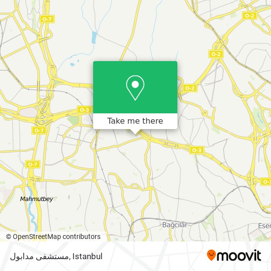 مستشفى مدابول map