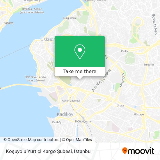 Koşuyolu Yurtiçi Kargo Şubesi map