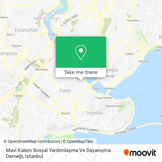 Mavi Kalem Sosyal Yardımlaşma Ve Dayanışma Derneği map