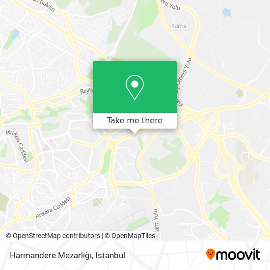 Harmandere Mezarlığı map