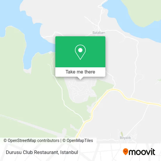 Durusu Club Restaurant map