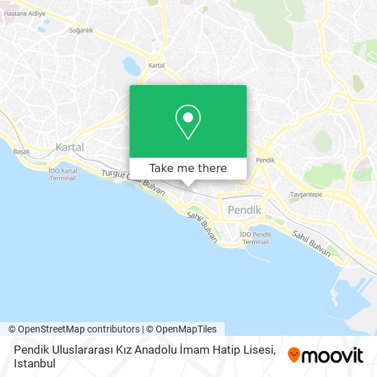 Pendik Uluslararası Kız Anadolu İmam Hatip Lisesi map