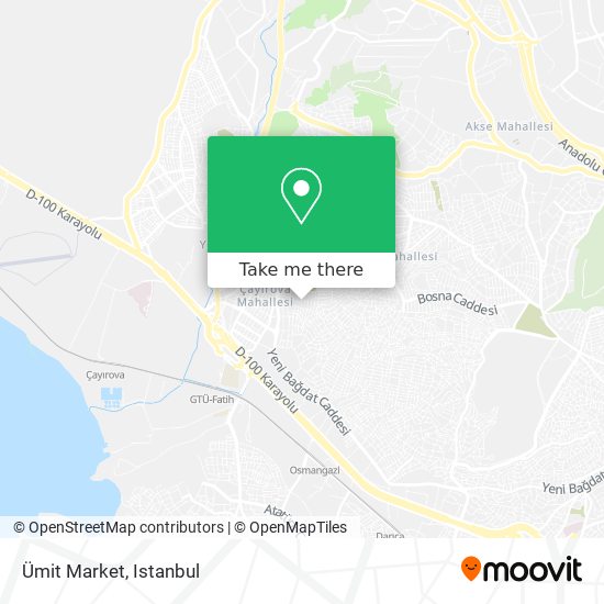 Ümit Market map