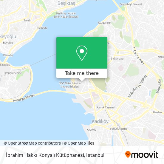 İbrahim Hakkı Konyalı Kütüphanesi map