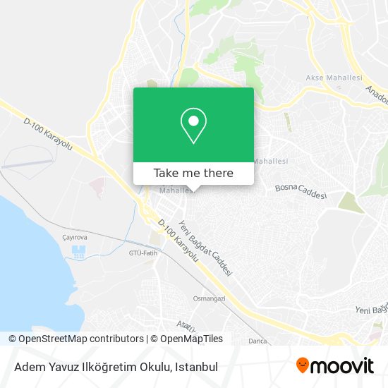 Adem Yavuz Ilköğretim Okulu map