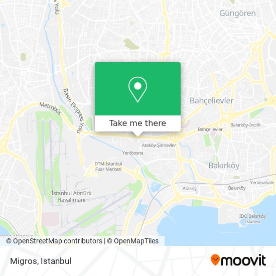 Migros map