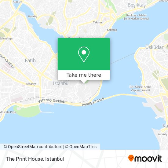 The Print House map