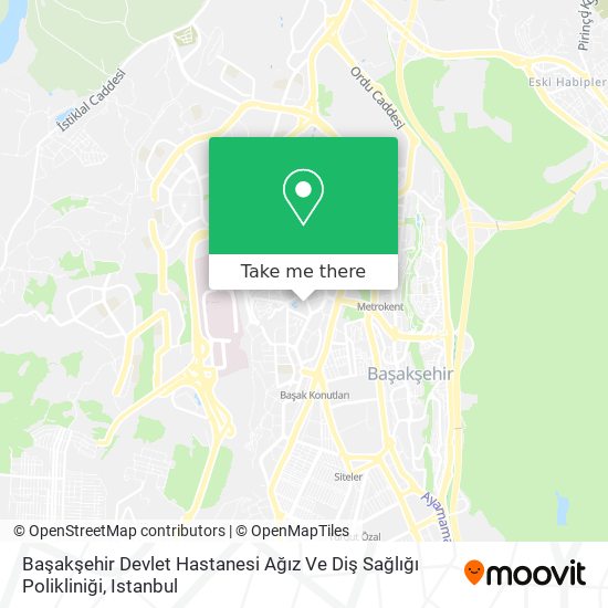 Başakşehir Devlet Hastanesi Ağız Ve Diş Sağlığı Polikliniği map