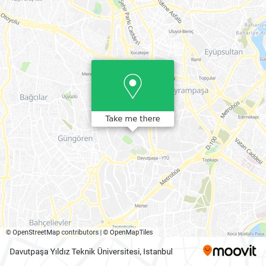 Davutpaşa Yıldız Teknik Üniversitesi map