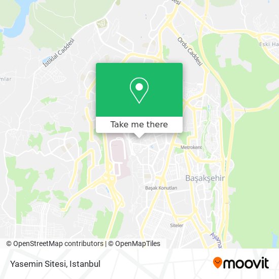 Yasemin Sitesi map