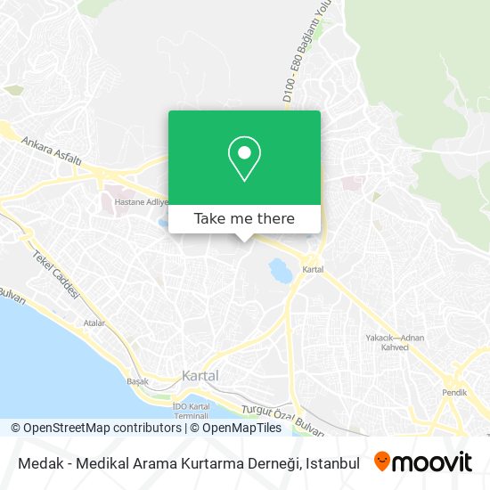 Medak - Medikal Arama Kurtarma Derneği map