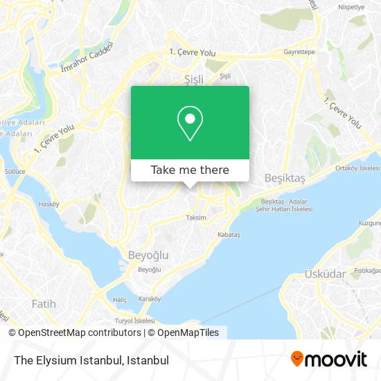 The Elysium Istanbul map