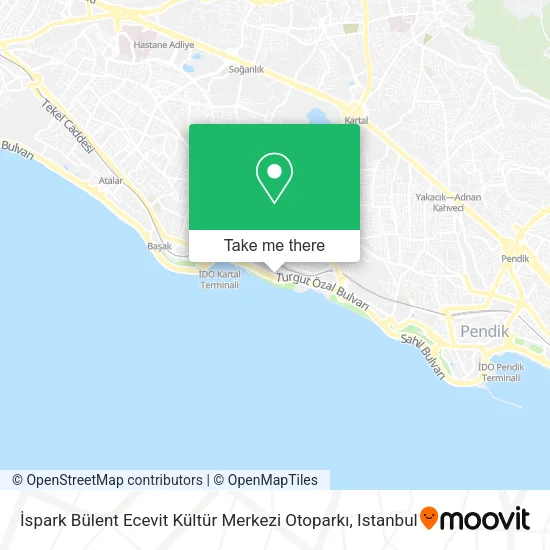 İspark Bülent Ecevit Kültür Merkezi Otoparkı map