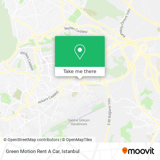 Green Motion Rent A Car map