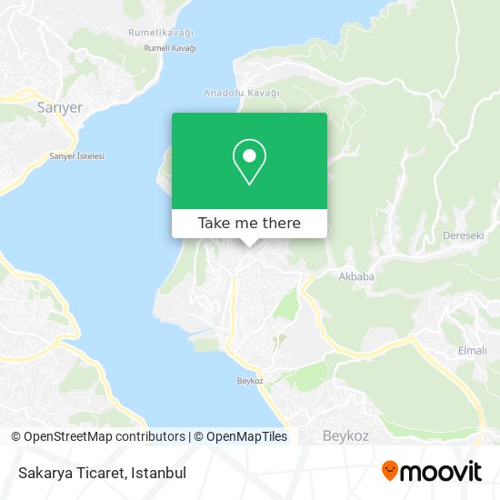 Sakarya Ticaret map