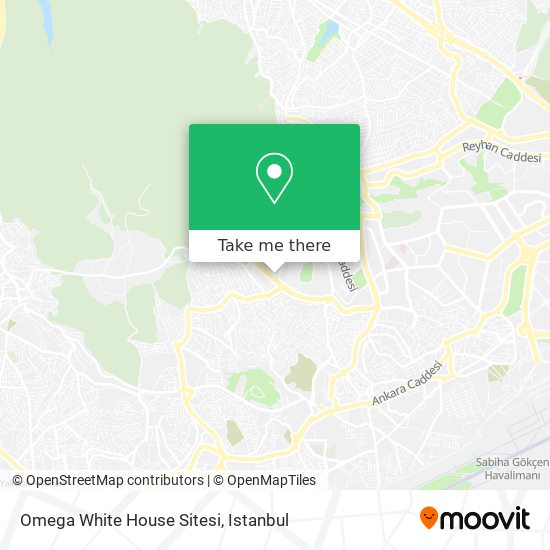 Omega White House Sitesi map