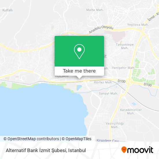 Alternatif Bank İzmit Şubesi map